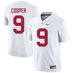 Amari Cooper Game Crimson Tide Mens #9 College Football White Jerseys 190639-437 - Image 1