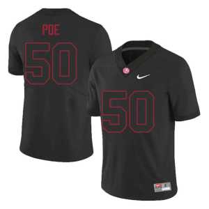 Casey Poe Official Go Bama Men's College Football #50 Black Jerseys 537902-208 - Image 1