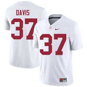Cole Davis #37 Limited White Men's College Football Roll Tide Jerseys 258731-287 - Image 1