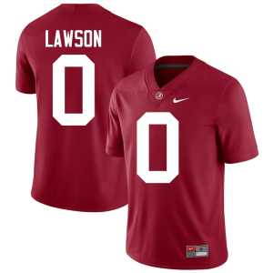 Deontae Lawson Men University #0 Crimson Bama College Football Jerseys 395840-335 - Image 1