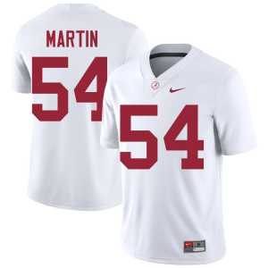 JD Martin White #54 2026 Crimson Tide College Football Mens Jerseys 849881-708 - Image 1