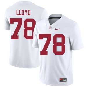 Jackson Lloyd White Bama College Football Men's #78 Stitched Jerseys 476356-644 - Image 1