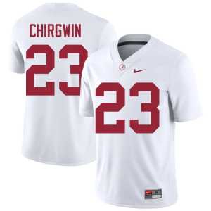 MJ Chirgwin #23 Men College Football White Embroidery Bama Jersey 303110-949 - Image 1
