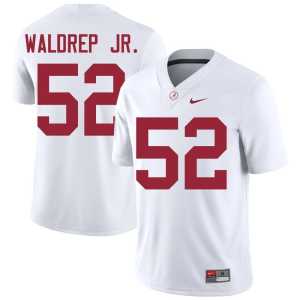 Mal Waldrep Jr. #52 University of Alabama White High School Men College Football Jersey 941624-194 - Image 1