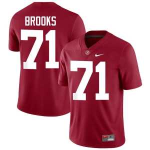 Nick Brooks 2026-27 #71 Crimson Men College Football Bama Jerseys 191902-811 - Image 1