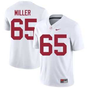 Tyrell Miller Alumni Roll Tide #65 White Men's College Football Jerseys 195016-164 - Image 1