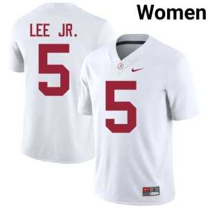 Dijon Lee Jr. #5 White The Tide Women College Football Replica Jerseys 961733-403 - Image 1