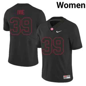 Jake Ivie UA Crimson Tide Womens College Football Game Black #39 Jerseys 369836-926 - Image 1