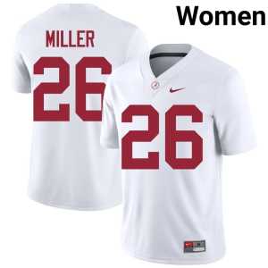 Jam Miller Alumni College Football #26 White UA Women's Jerseys 849257-612 - Image 1