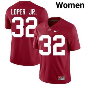 Jay Loper Jr. Go Bama Crimson Game Womens #32 College Football Jerseys 854623-108 - Image 1