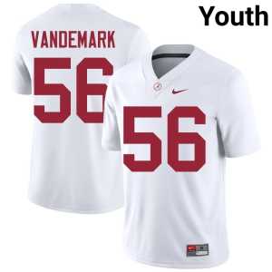 Geno VanDeMark White Youth #56 College Football NCAA Bama Jersey 543625-606 - Image 1